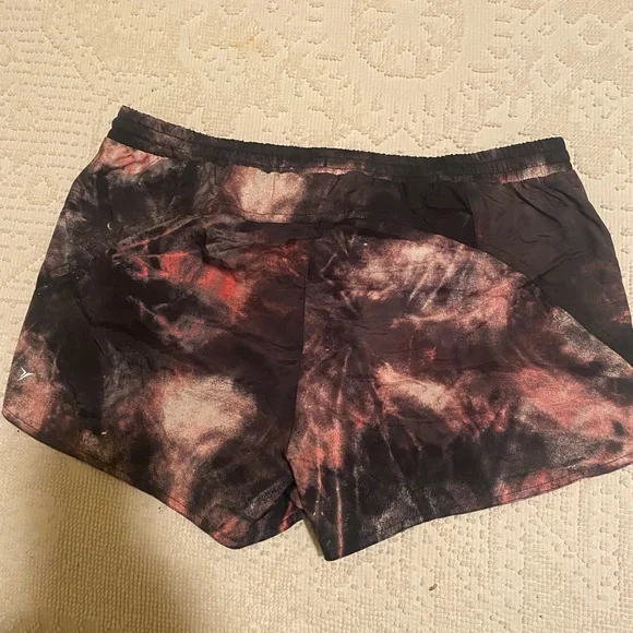 Old Navy Black and Green Athletic Shorts Lightweight Moisture-Wicking Size L - Picture 3 of 10